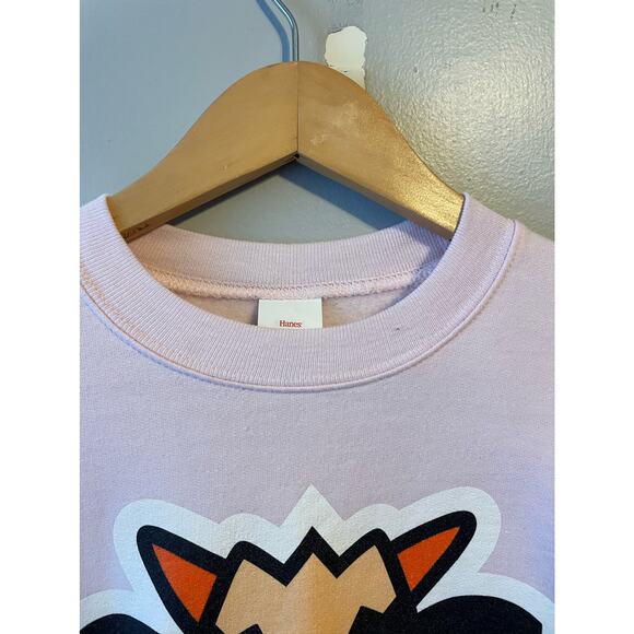 Haynes EcoSmart Cash Cow Pink Sweatshirt, Sz S - Picture 3 of 7